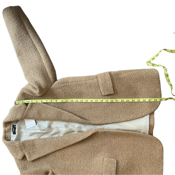 THEORY Faux Fur Boy Teddy Fleece Light Cocoa New With Tags - Picture 15 of 15